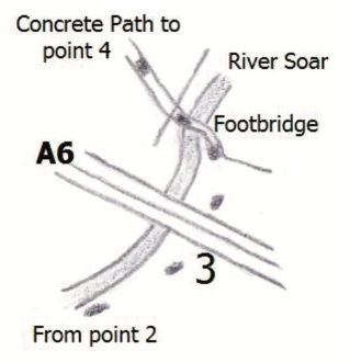 Quorn and the River Soar 4 may walk point 3