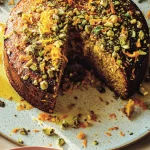 Polenta, Pistachio and Orange Cake