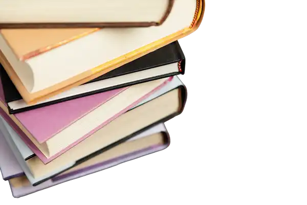 arrangement colorful books wooden table